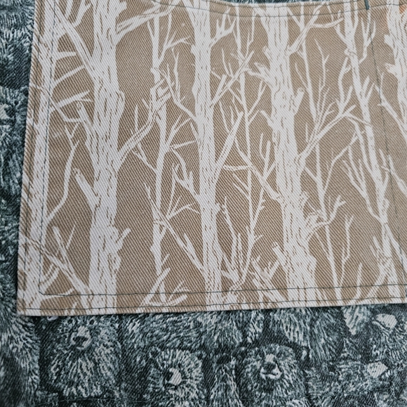 Chubbies Chubberalls overalls bear and tree print size medium - Picture 5 of 6